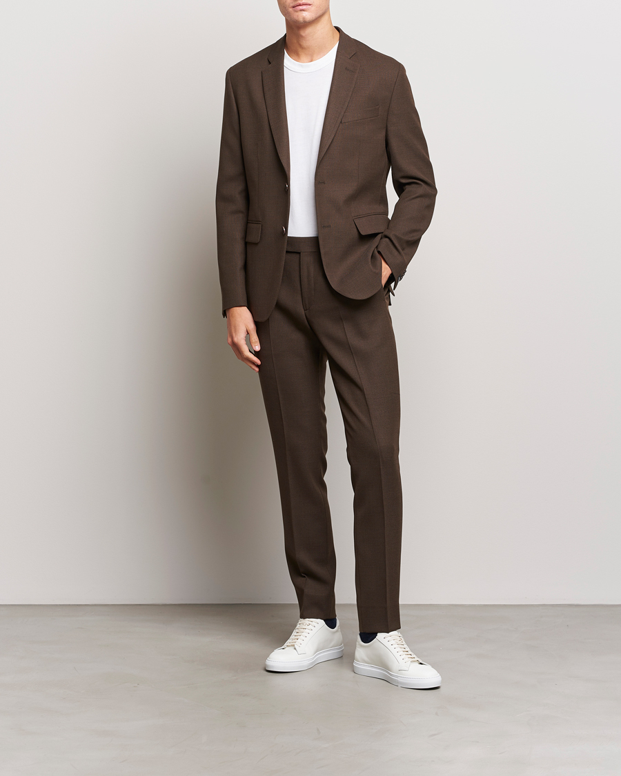 Herren | Sakkos | J.Lindeberg | Hopper Active Hopsack Blazer Delicioso