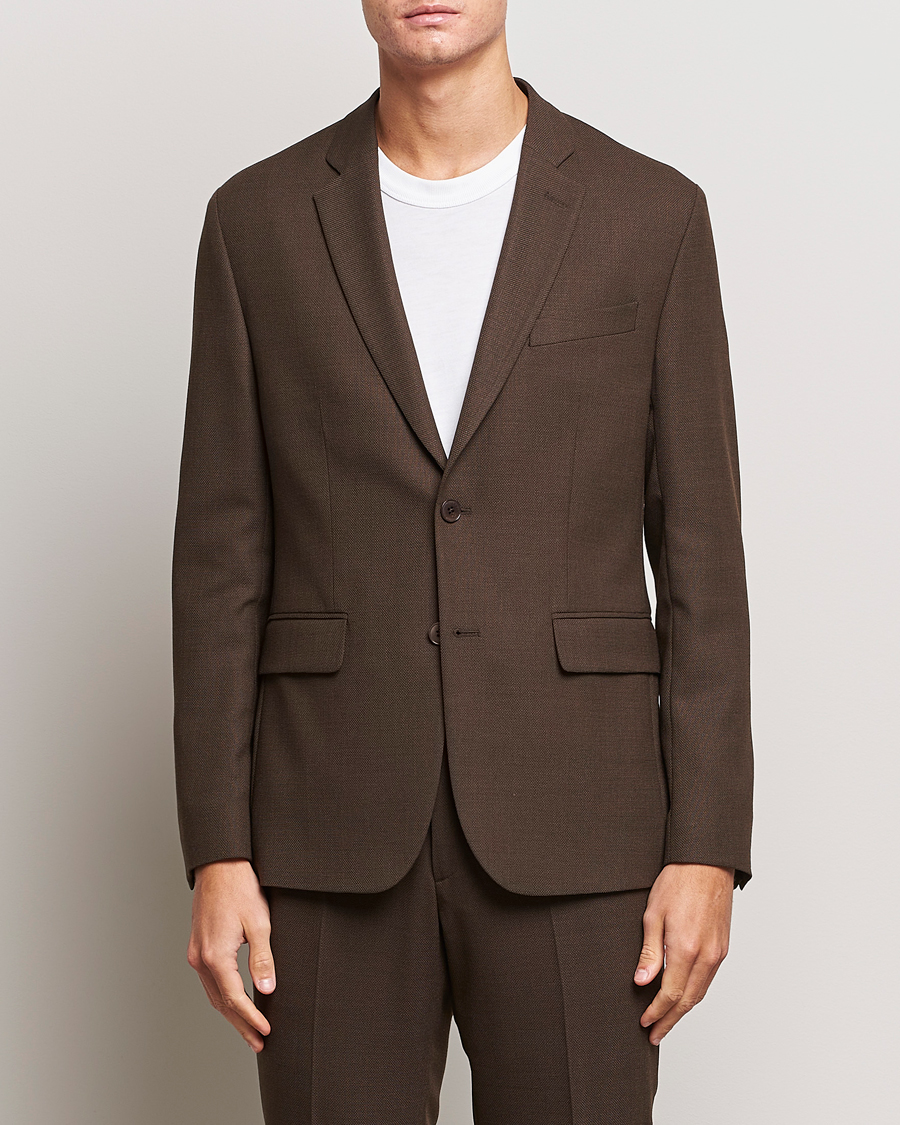 Herren | Sakkos | J.Lindeberg | Hopper Active Hopsack Blazer Delicioso