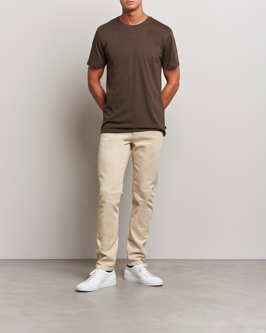 Herren | T-Shirts | J.Lindeberg | Sid Cotton Crew Neck Tee Delicioso