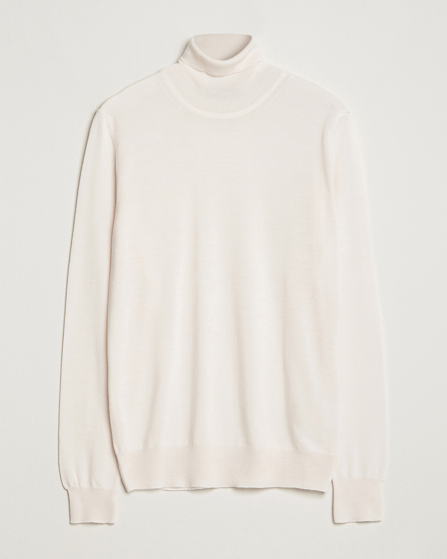 Herren | Pullover | J.Lindeberg | Lyd True Merino Polo Cloud White