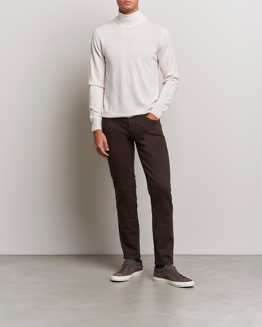 Herren | Pullover | J.Lindeberg | Lyd True Merino Polo Cloud White