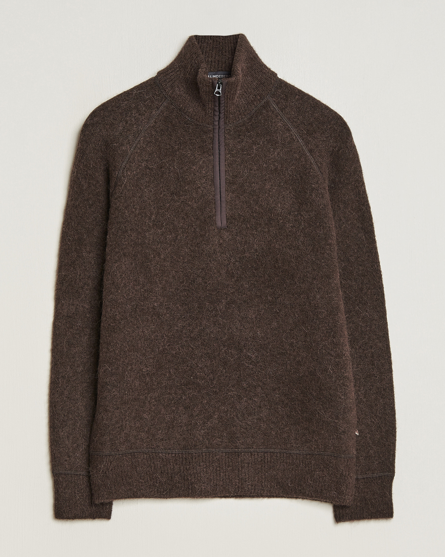 Herren | Pullover | J.Lindeberg | Wilton Half Zip Sweater Delicioso