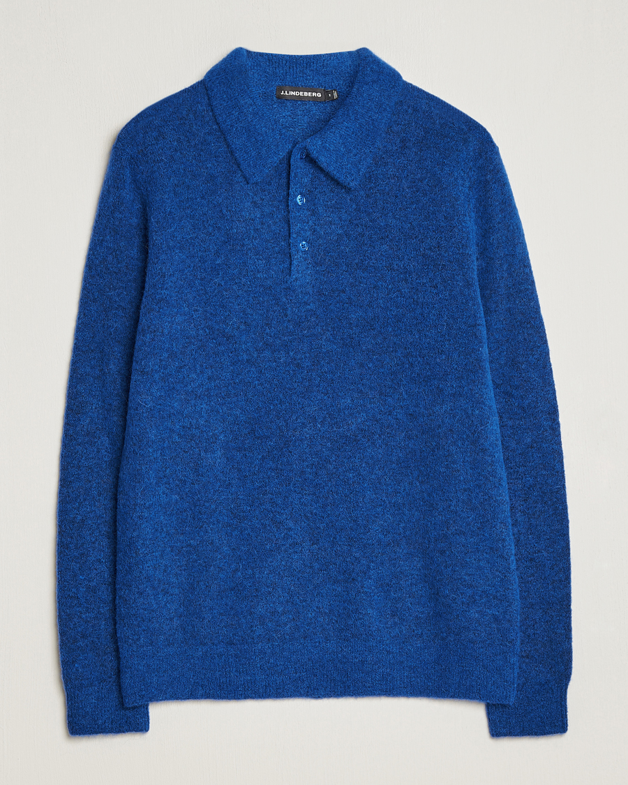 Herren | Pullover | J.Lindeberg | Hayden Hairy Polo Knit Surf The Web
