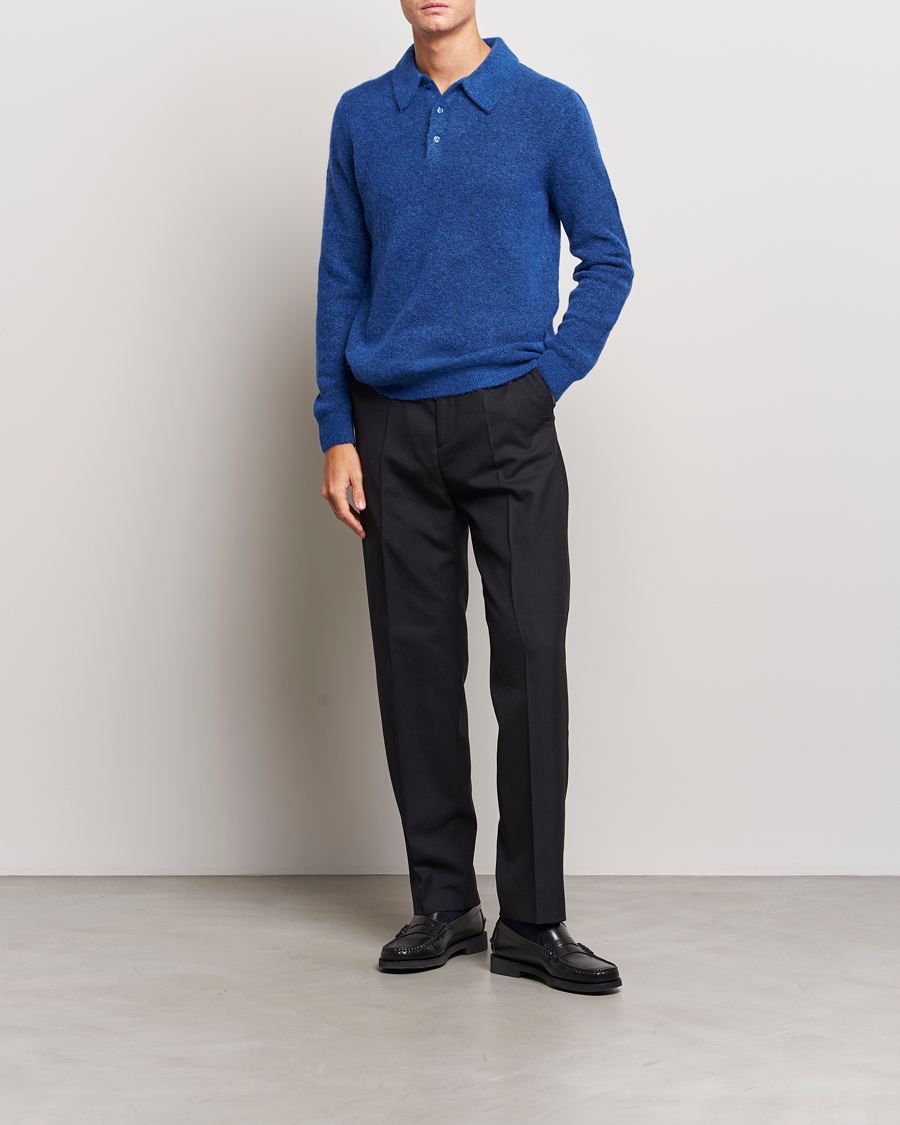 Herren | Pullover | J.Lindeberg | Hayden Hairy Polo Knit Surf The Web