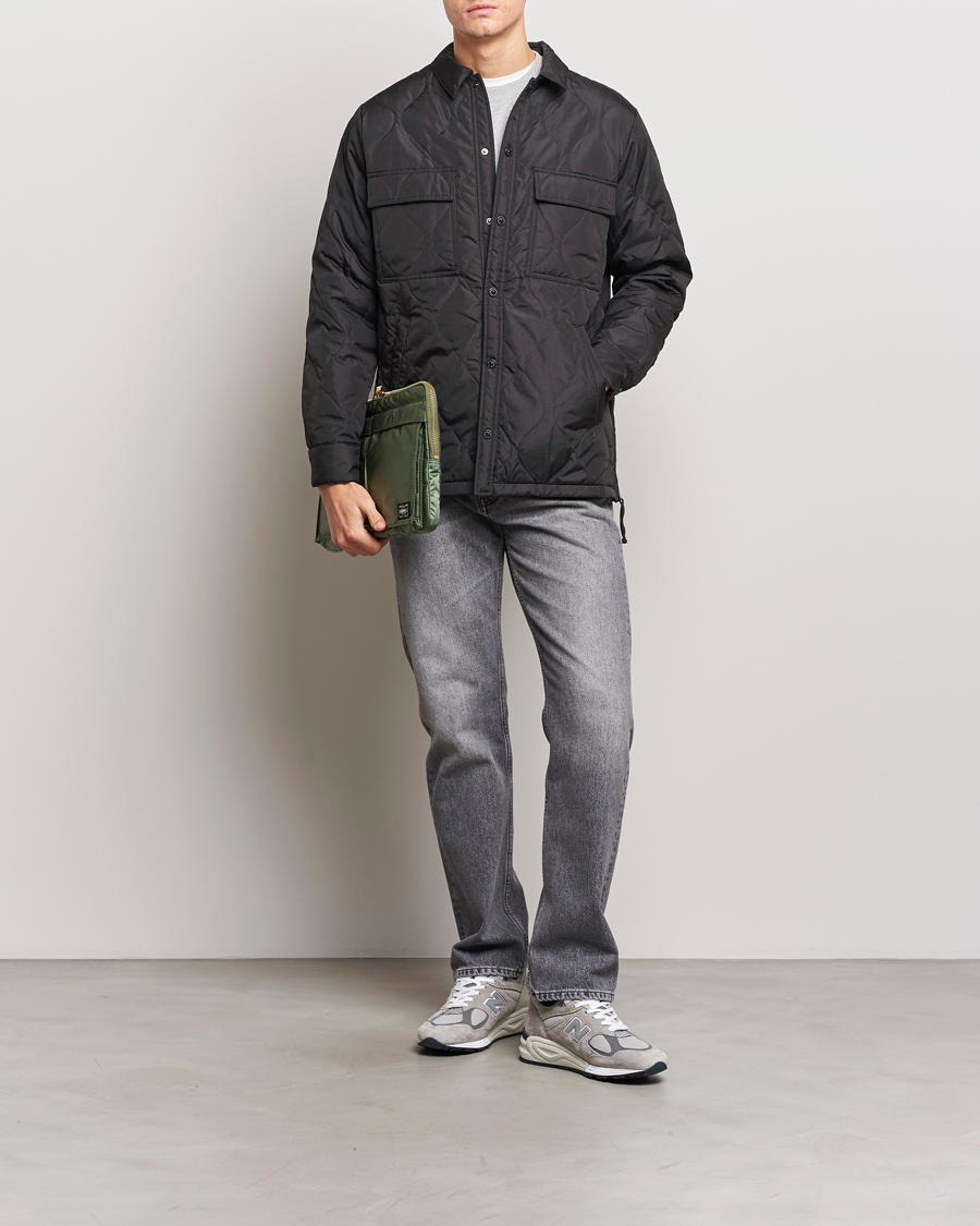 Herren | Jacken | TAION | Padded Military CPO Shirt Jacket Black