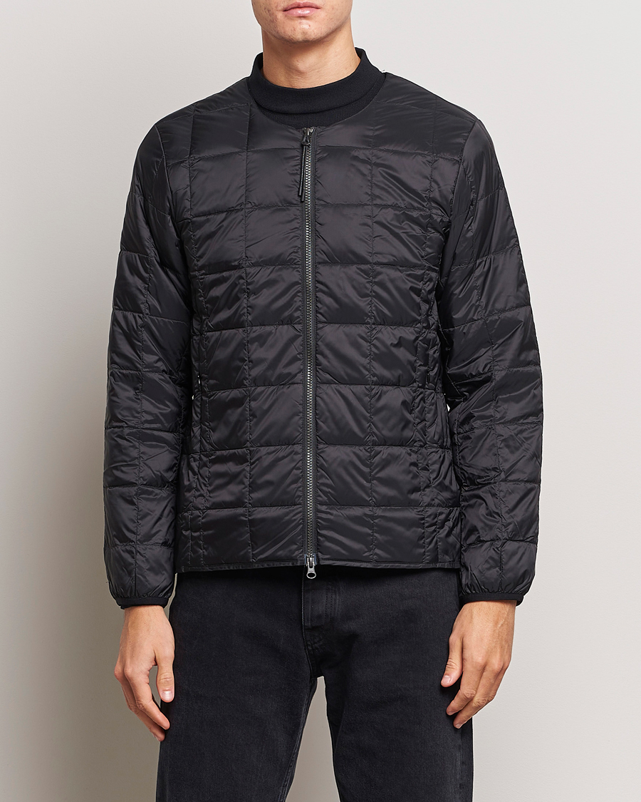 Herren | Jacken | TAION | Crew Neck W-Zip Down Jacket Black