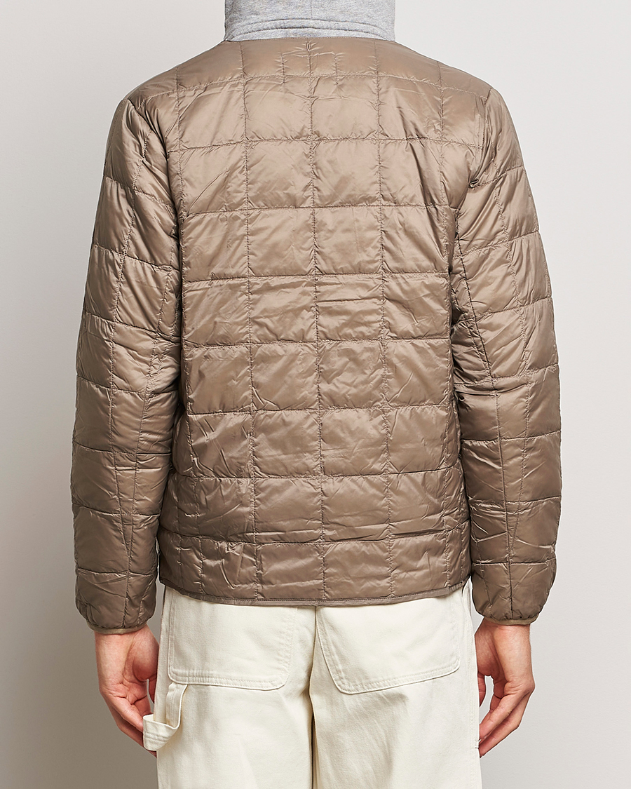 Herren | Jacken | TAION | Crew Neck W-Zip Down Jacket Khaki