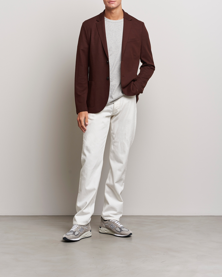 Herren | Sakkos | Harris Wharf London | Two Button Vented Superfine Merino Blazer Brown