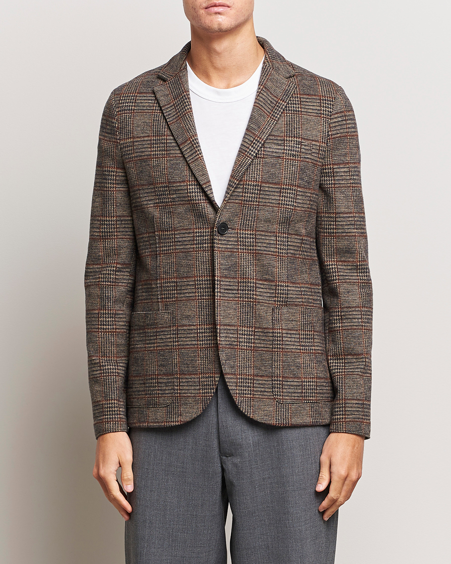 Herren | Sakkos | Harris Wharf London | Two Buttoned Loro Piana Wool Blazer Brown