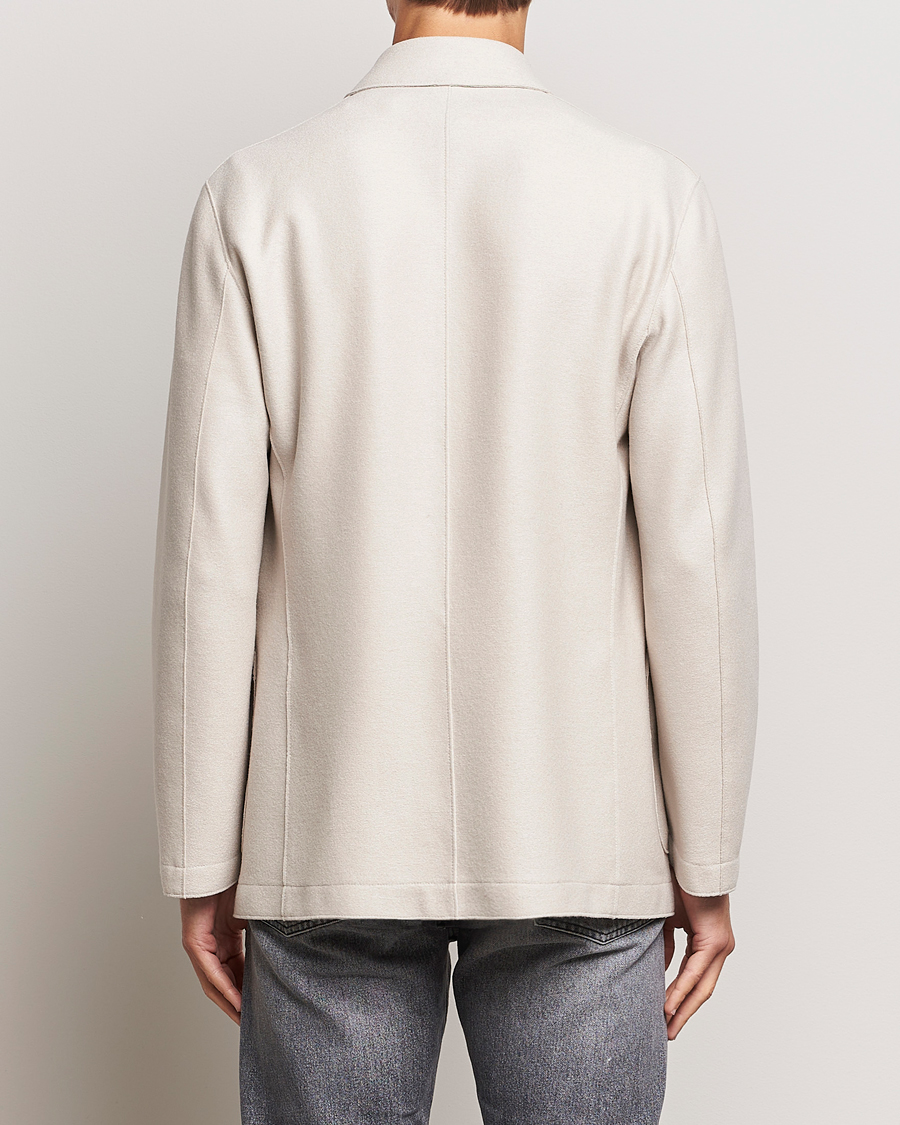 Herren | Sakkos | Harris Wharf London | Dropped Shoulder Wool Jacket Cream