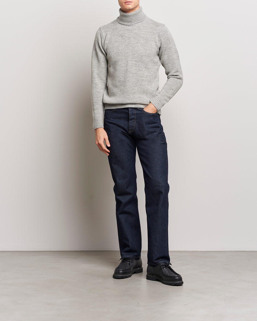 Herren | Pullover | Peregrine | Maker's Stitch Merino Polo Light Grey