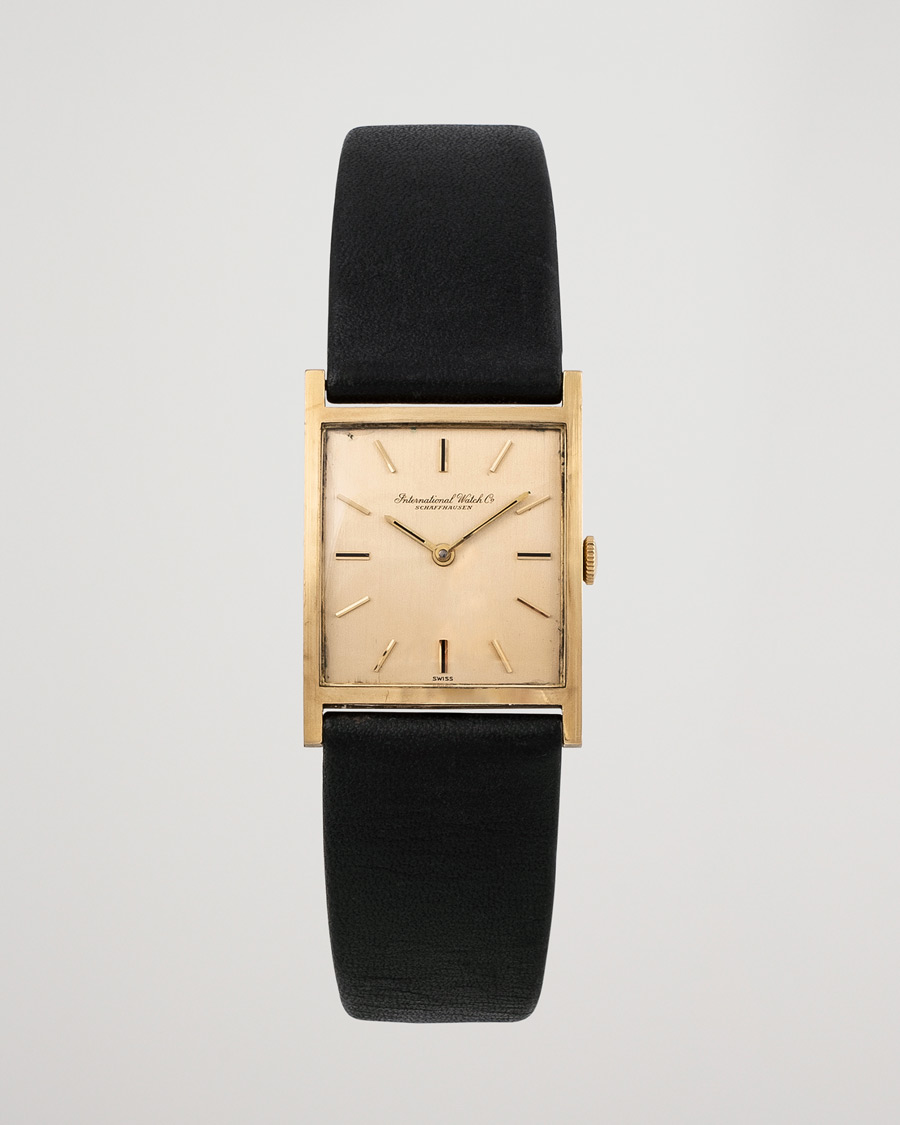 Herren | IWC Pre-Owned Tank 18K Gold Black | IWC Pre-Owned | Tank 18K Gold Black