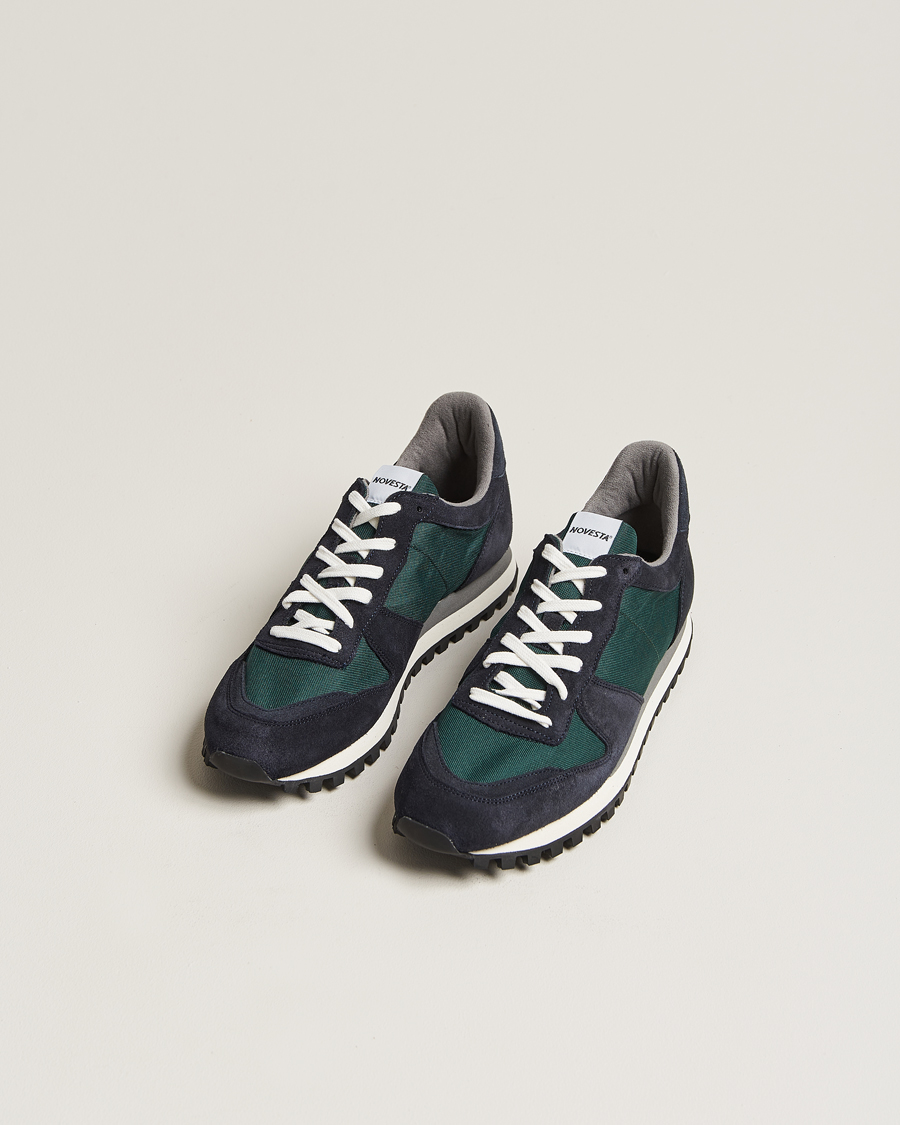 Herren | Novesta Marathon Trail Running Sneaker Navy/Green | Novesta | Marathon Trail Running Sneaker Navy/Green