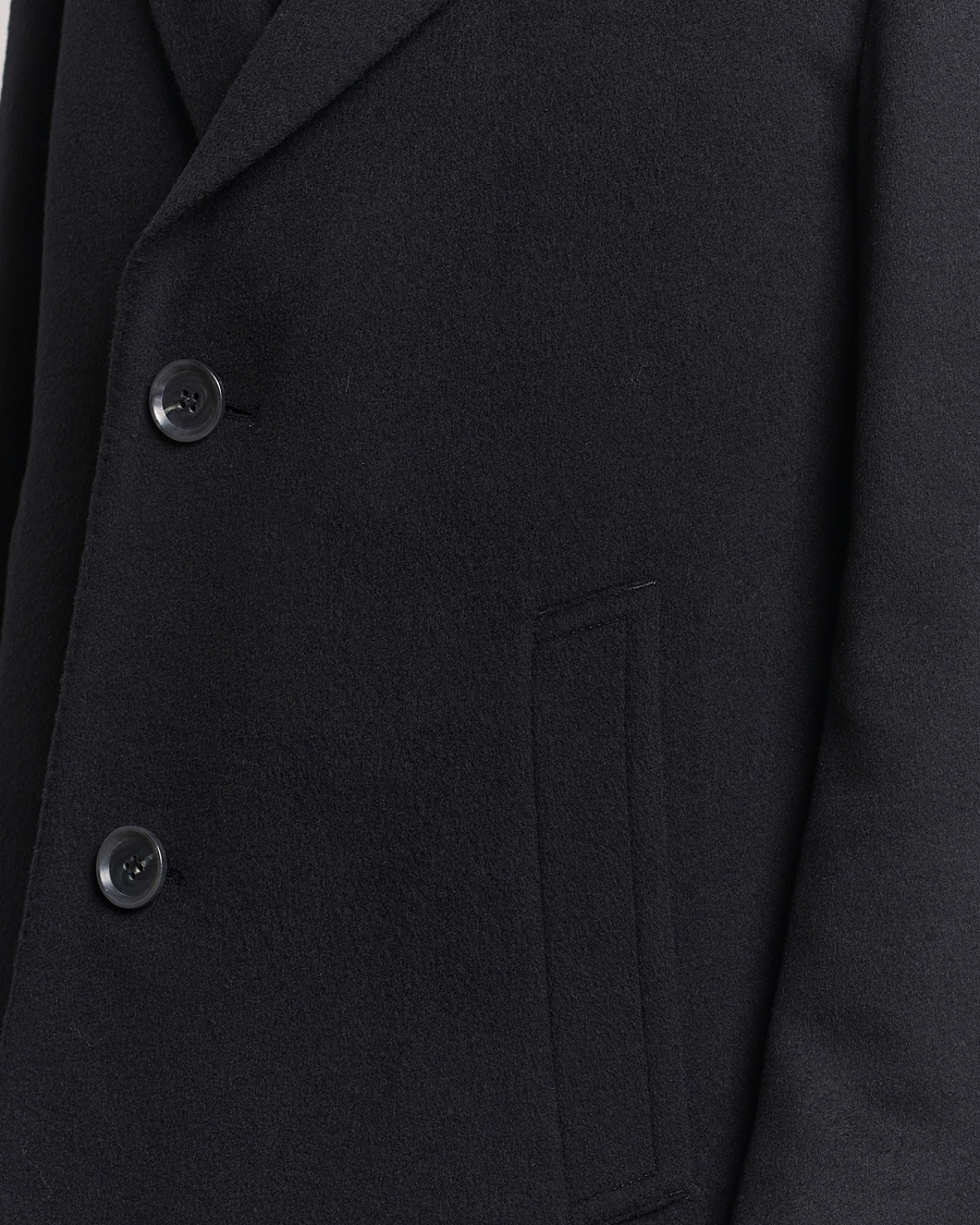 Herren | Jacken | Oscar Jacobson | Shaw Wool/Cashmere Coat Black