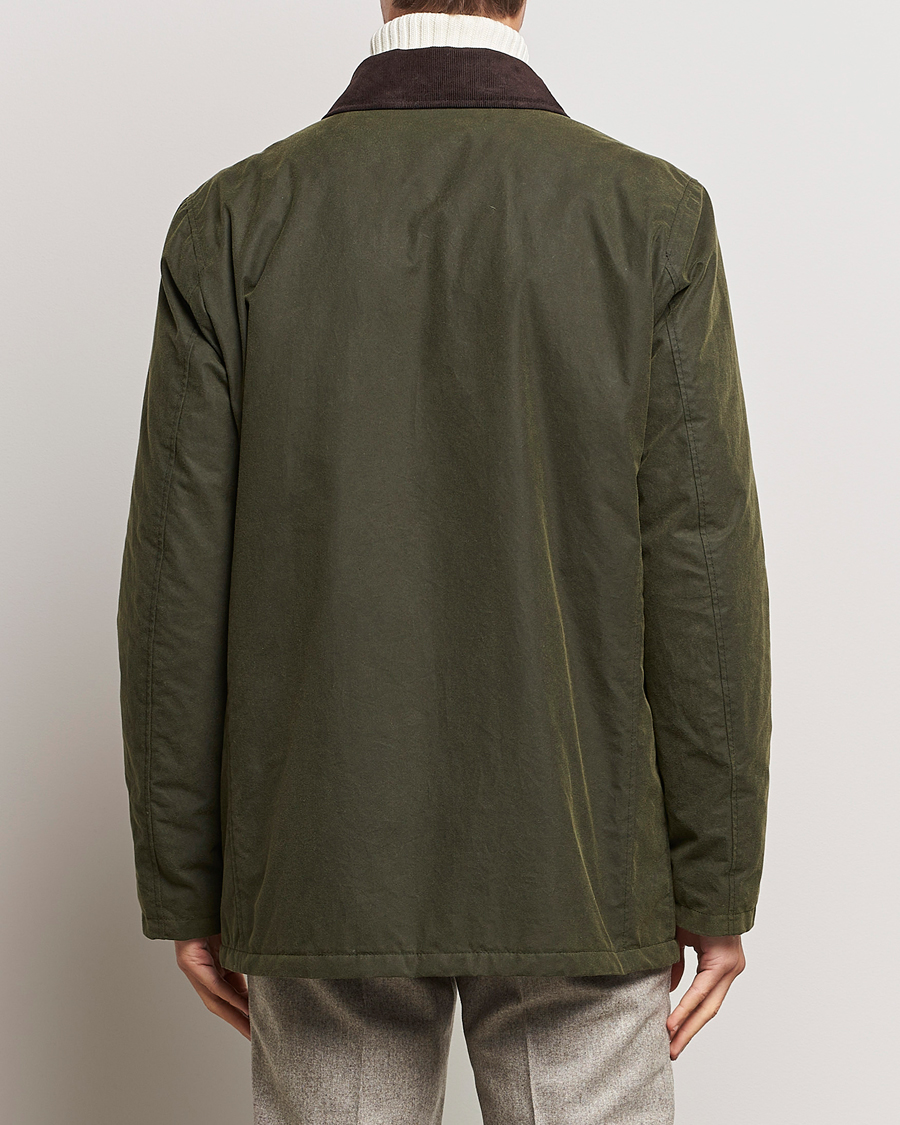 Herren | Jacken | Oscar Jacobson | Colewyn Waxed Padded Jacket Olive