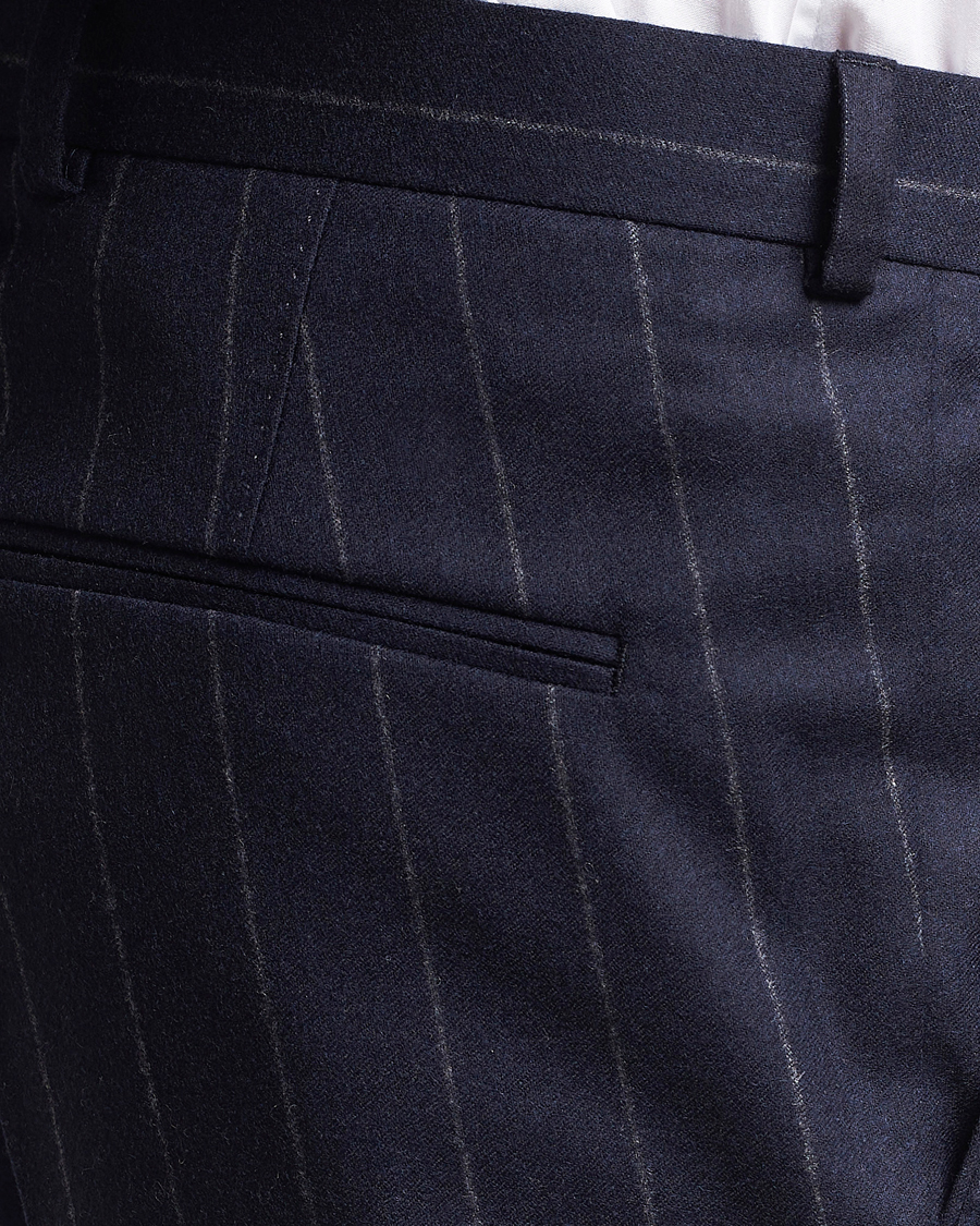 Herren | Anzüge | Oscar Jacobson | Fogerty Denz Pinstripe Wool Suit Navy