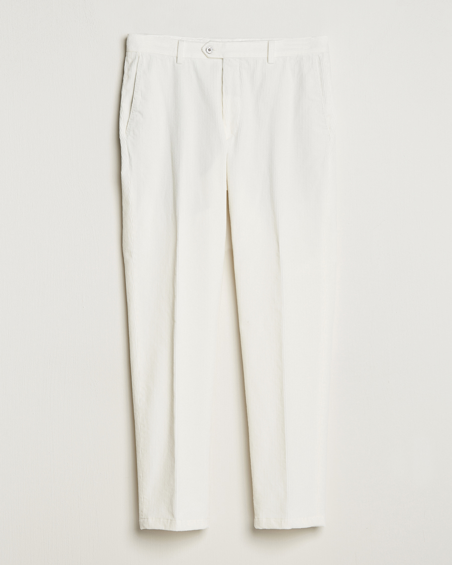 Herren | Hosen | Oscar Jacobson | Denz Corduroy Trousers White