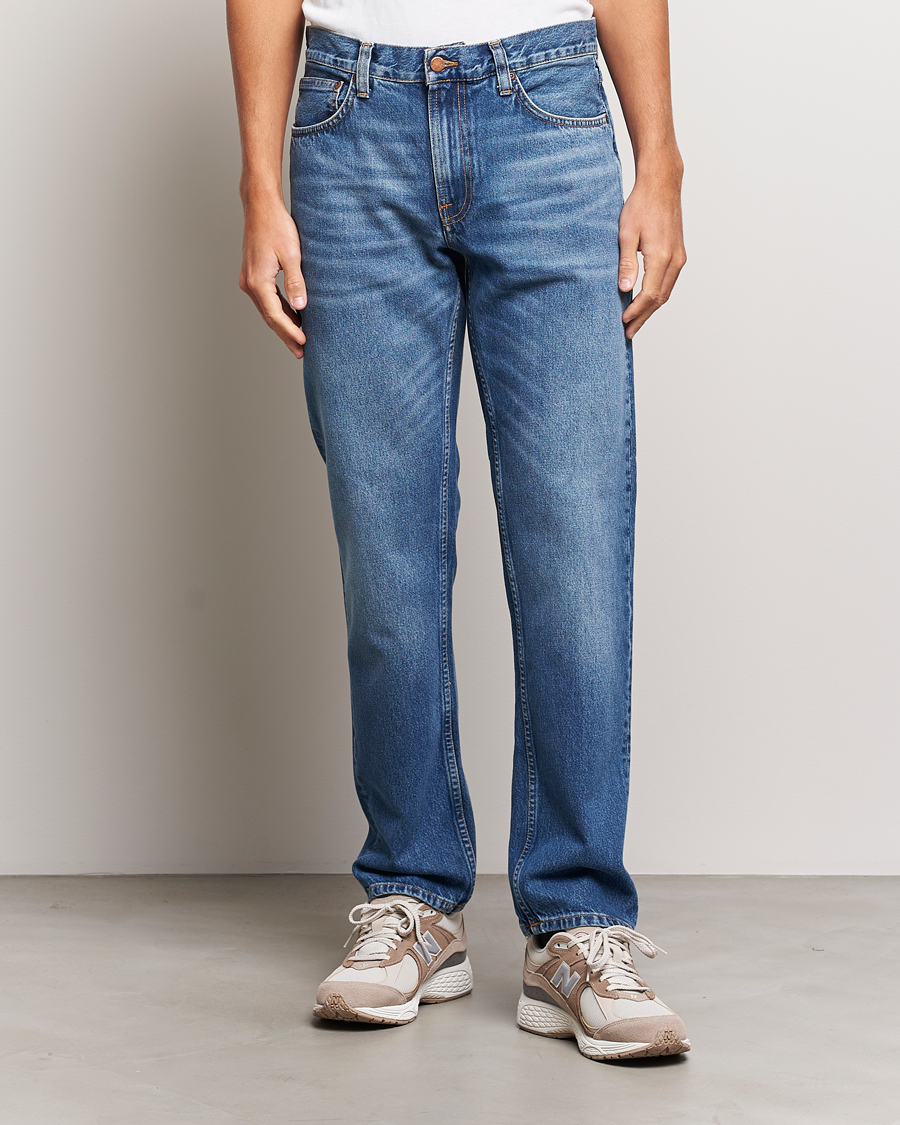 Herren | Jeans | Nudie Jeans | Gritty Jackson Jeans Blue Traces