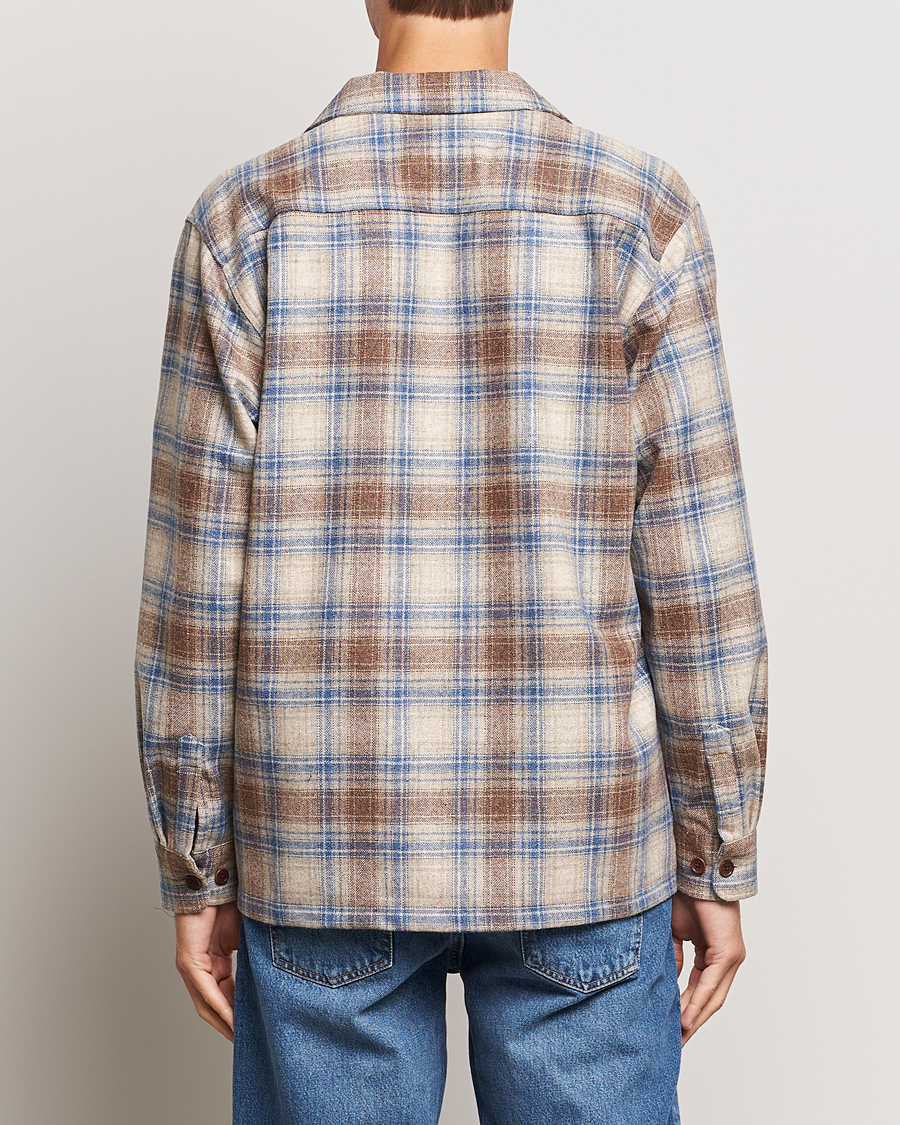 Herren | Hemden | Nudie Jeans | Vincent Wool Checked Overshirt Multi