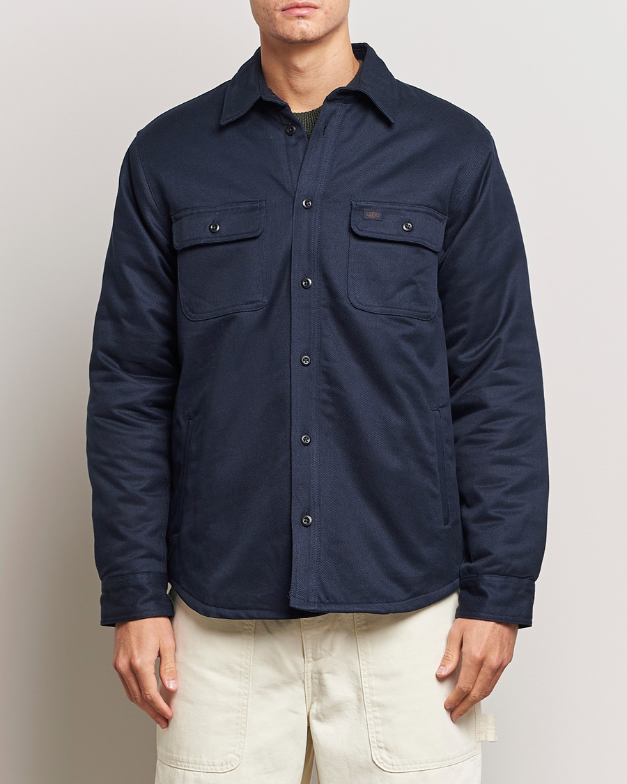Herren | Jacken | Nudie Jeans | Glenn Padded Shirt Jacket Navy