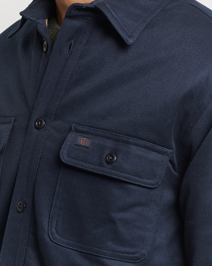 Herren | Jacken | Nudie Jeans | Glenn Padded Shirt Jacket Navy