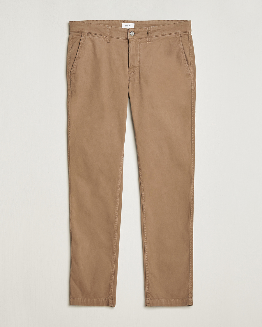 Herren | Hosen | NN07 | Marco Slim Fit Stretch Chinos Shitake