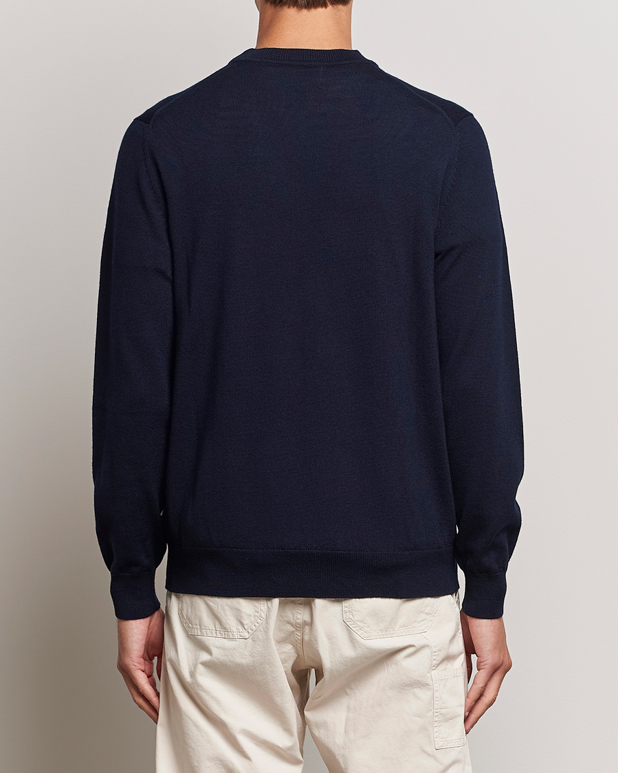 Herren | Pullover | NN07 | Ted Merino Crew Neck Pullover Navy Blue