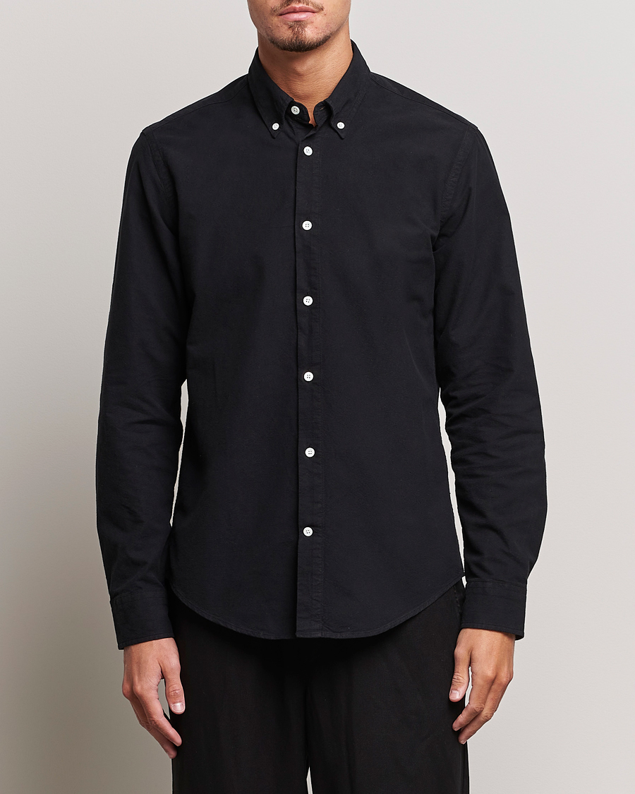 Herren | NN07 | NN07 | Arne Button Down Oxford Shirt Black