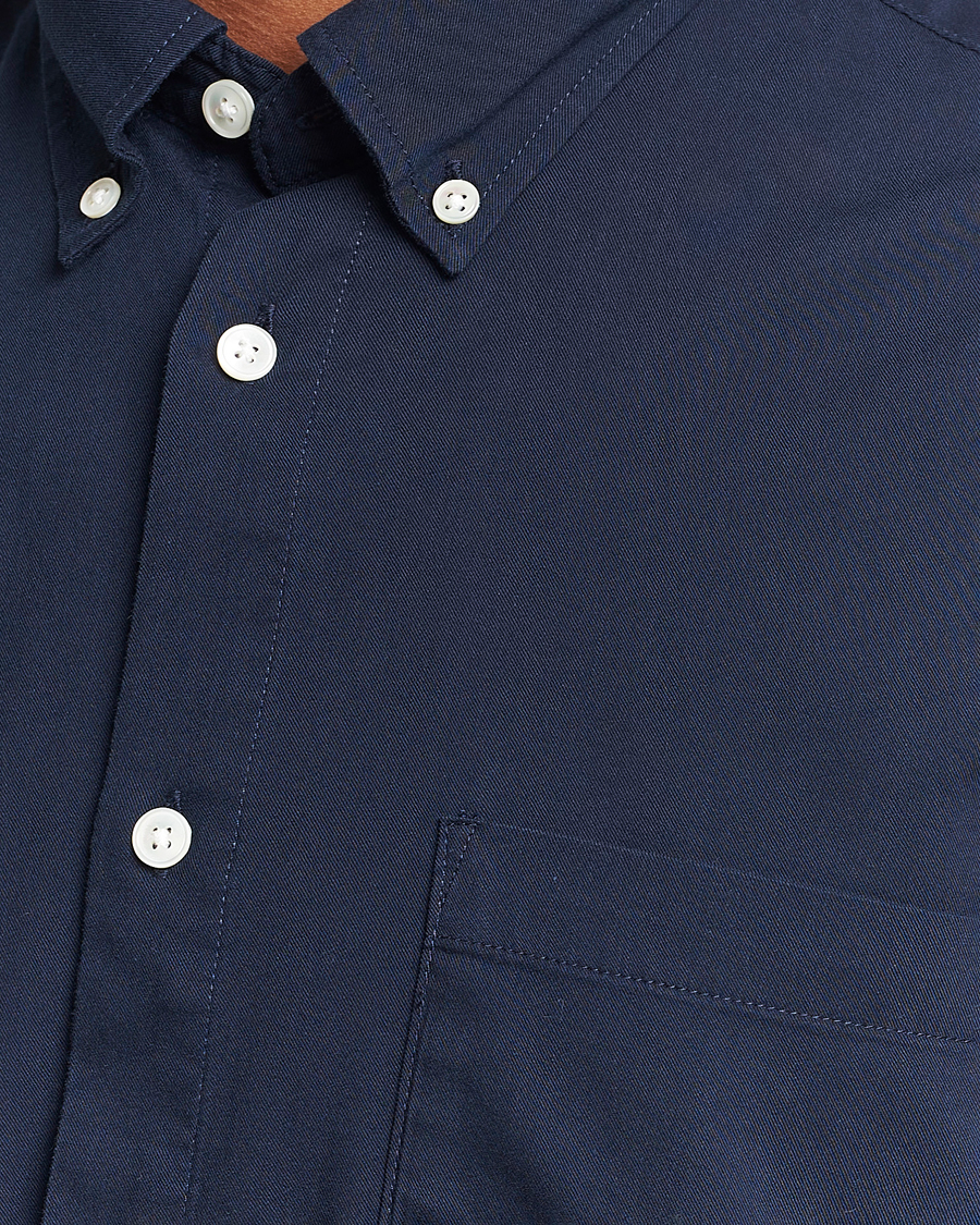Herren | Hemden | NN07 | Arne Tencel Shirt Navy Blue