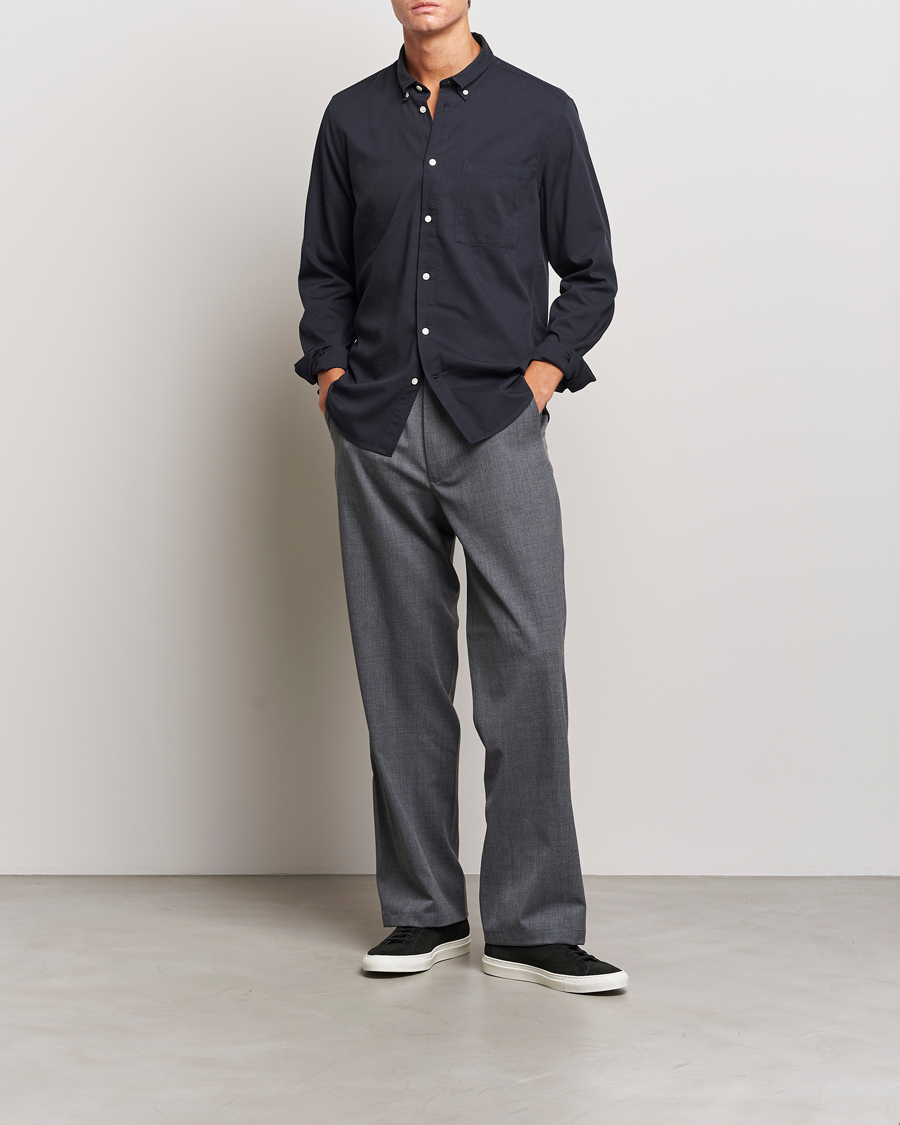 Herren | Hemden | NN07 | Arne Tencel Shirt Black