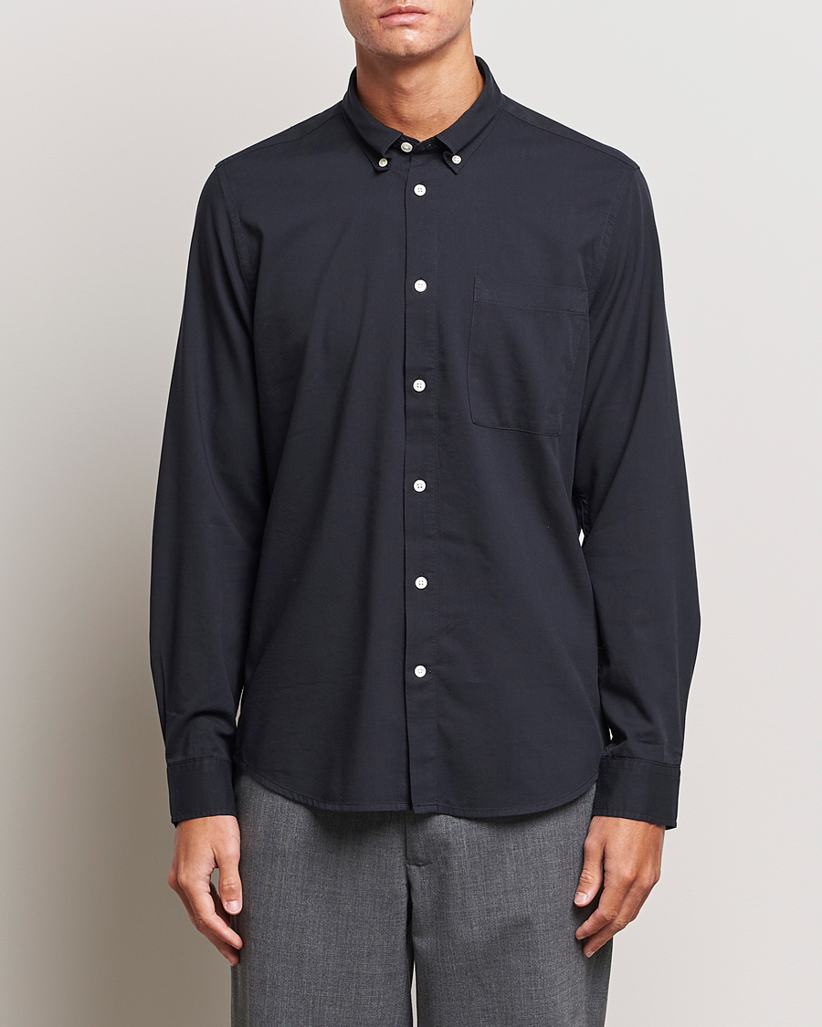 Herren | Hemden | NN07 | Arne Tencel Shirt Black