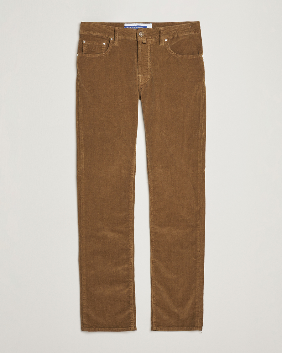 Herren | Hosen | Jacob Cohën | Bard 5-Pocket Corduroy Trousers Olive