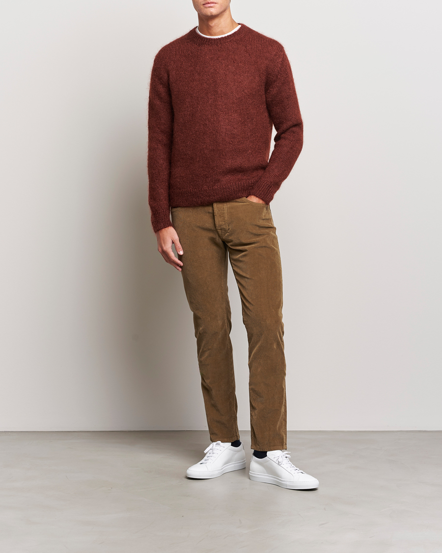 Herren | Hosen | Jacob Cohën | Bard 5-Pocket Corduroy Trousers Olive