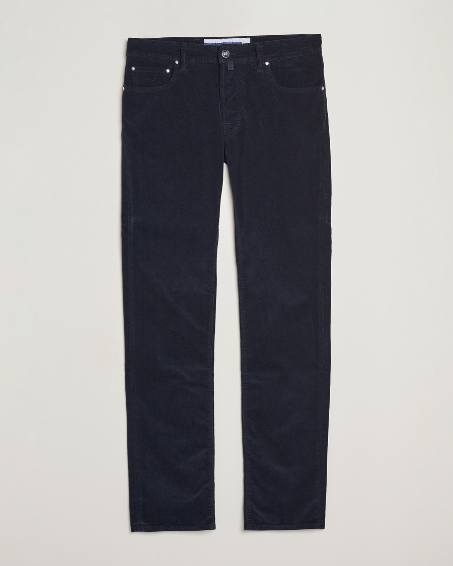 Herren | Hosen | Jacob Cohën | Bard 5-Pocket Corduroy Trousers Navy