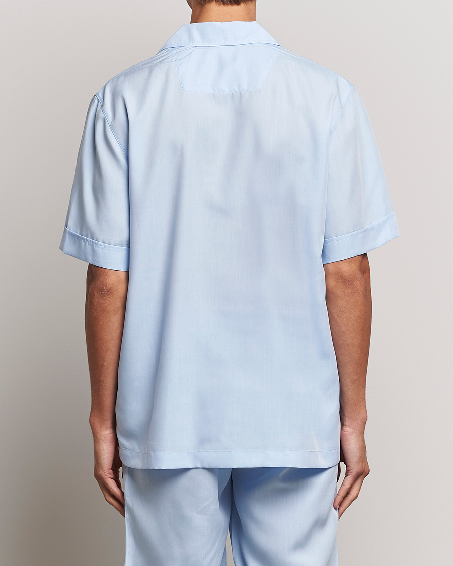 Herren | Schlafanzüge & Bademäntel | CDLP | Short Sleeve Pyjama Shirt Sky Blue