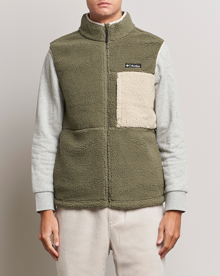 Herren | Pullover | Columbia | Mountainside Heavyweight Fleece Vest Stone Green