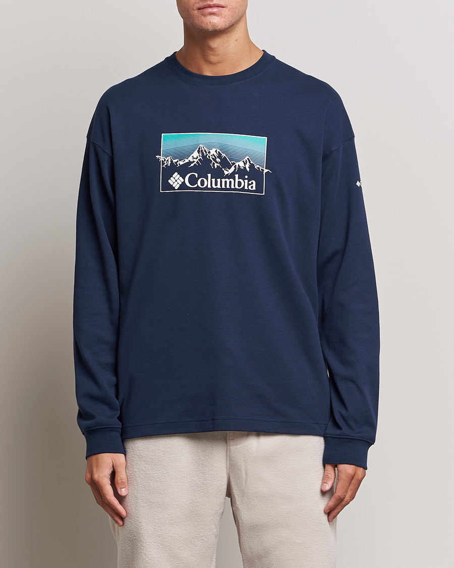 Herren | T-Shirts | Columbia | Duxbery Relaxed Long Sleeve T-Shirt Collegiate Navy