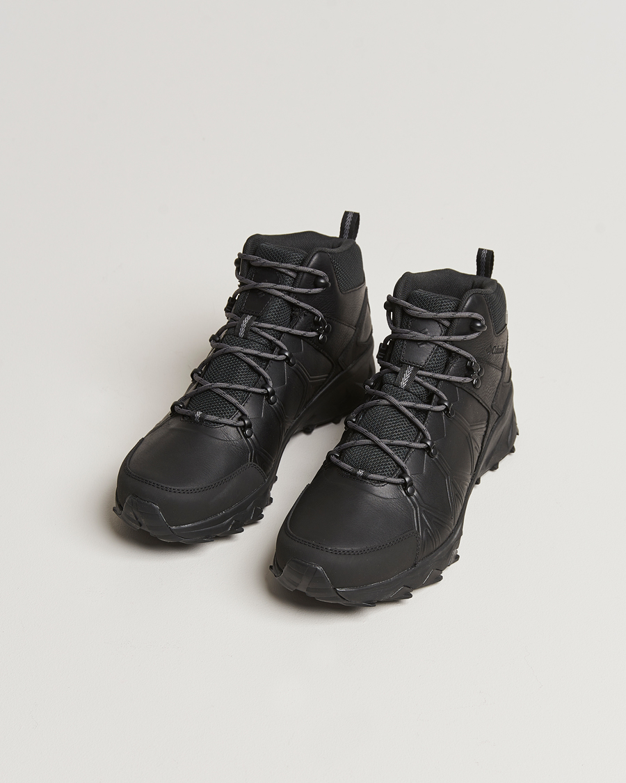 Herren | Columbia Peakfreak II Mid Outdry Leather Sneaker Black | Columbia | Peakfreak II Mid Outdry Leather Sneaker Black