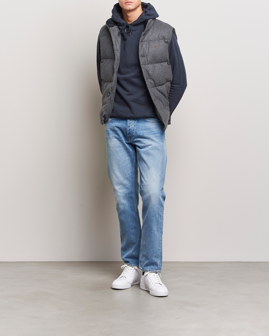 Herren | Jacken | Morris | Alston Wool Flanell Vest Grey