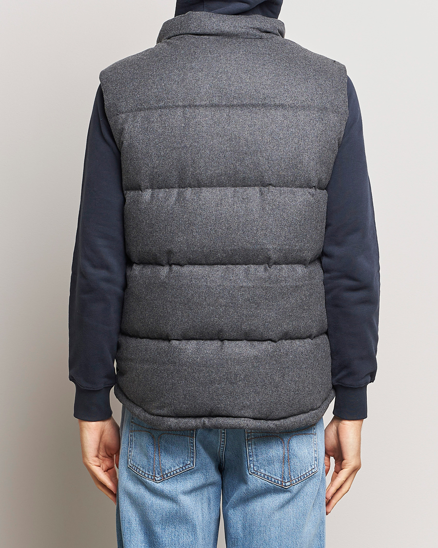 Herren | Jacken | Morris | Alston Wool Flanell Vest Grey