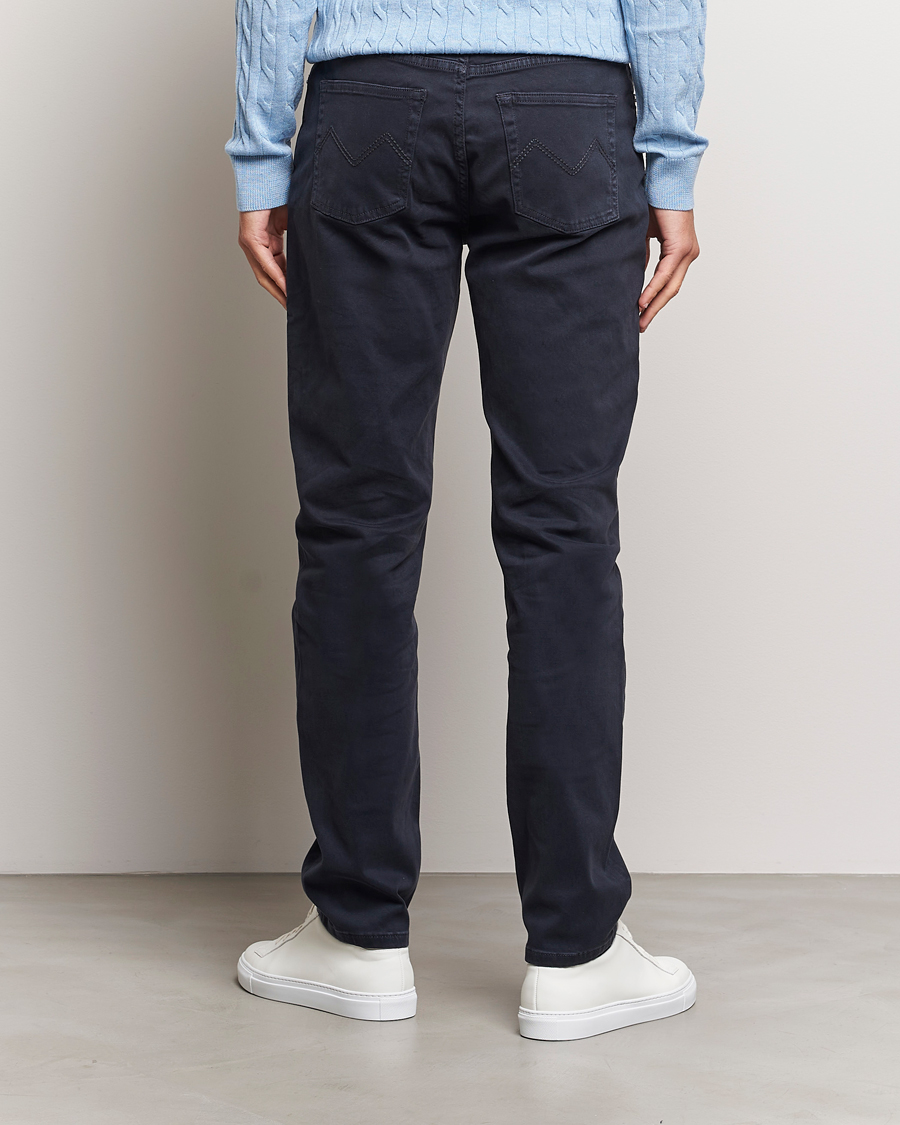 Herren | Hosen | Morris | James Brushed 5-Pocket Pant Blue