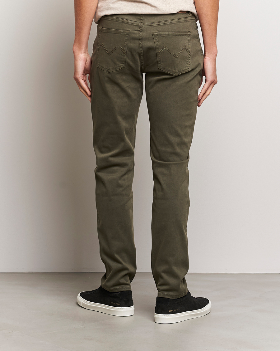 Herren | Hosen | Morris | James Brushed 5-Pocket Pant Olive