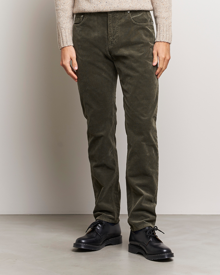 Herren | Hosen | Morris | James Corduroy 5-Pocket Pant Olive
