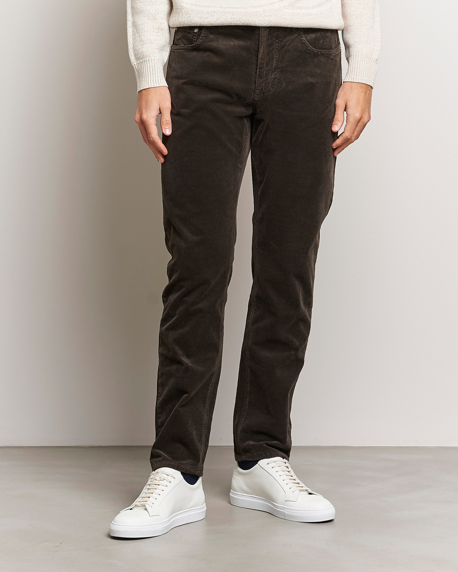 Herren | Hosen | Morris | James Corduroy 5-Pocket Pant Dark Brown