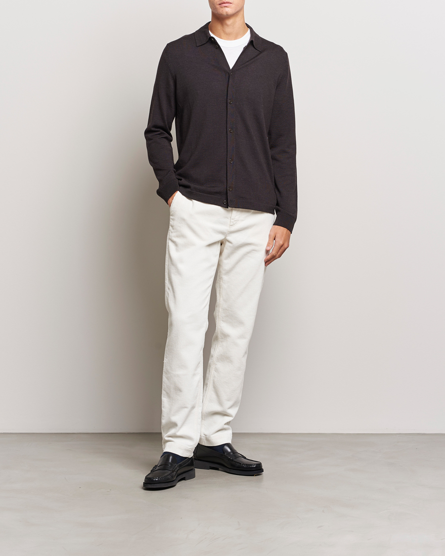 Herren | Hosen | Morris | Jeffrey Corduroy Chinos Off White