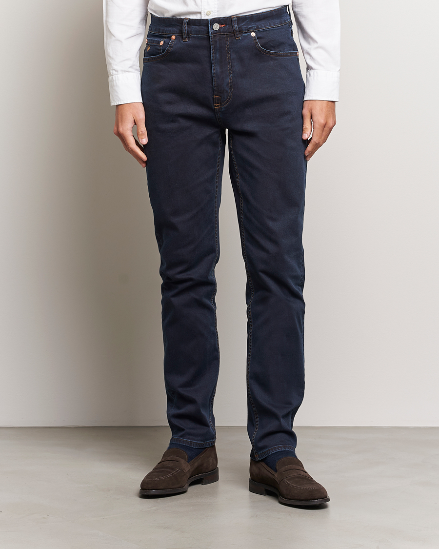 Herren | Blaue jeans | Morris | James Satin Jeans Rinse Wash