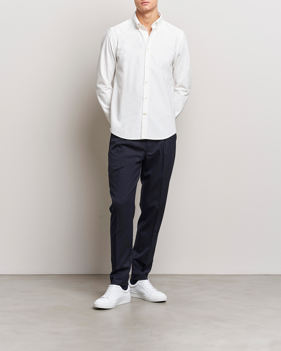 Herren | Hemden | Morris | Douglas Corduroy Shirt Off White