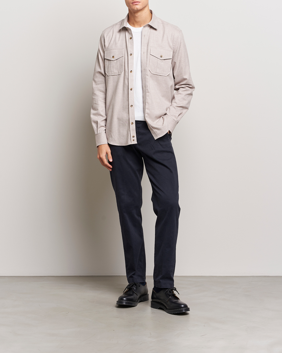 Herren | Hemden | Morris | Weights Flanell Shirt Khaki