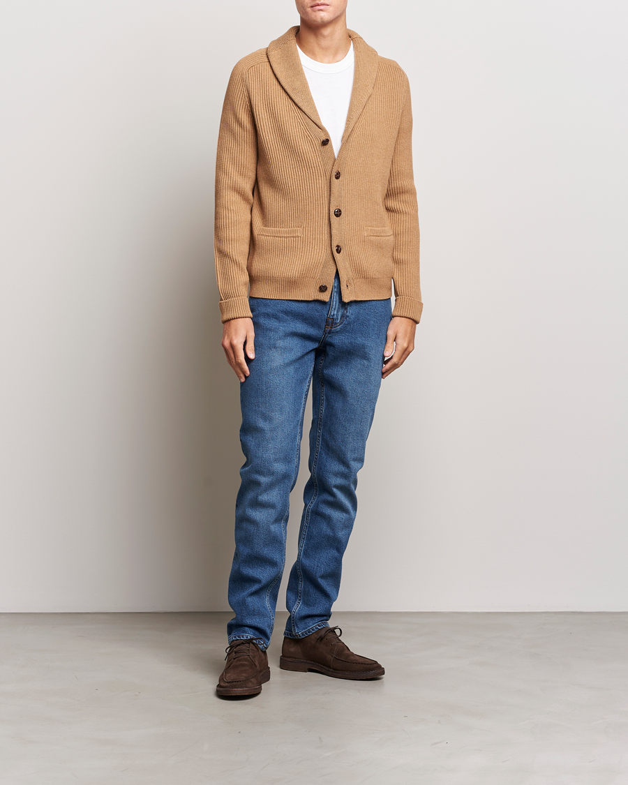 Herren | Pullover | Morris | Brayden Shawl Cardigan Camel