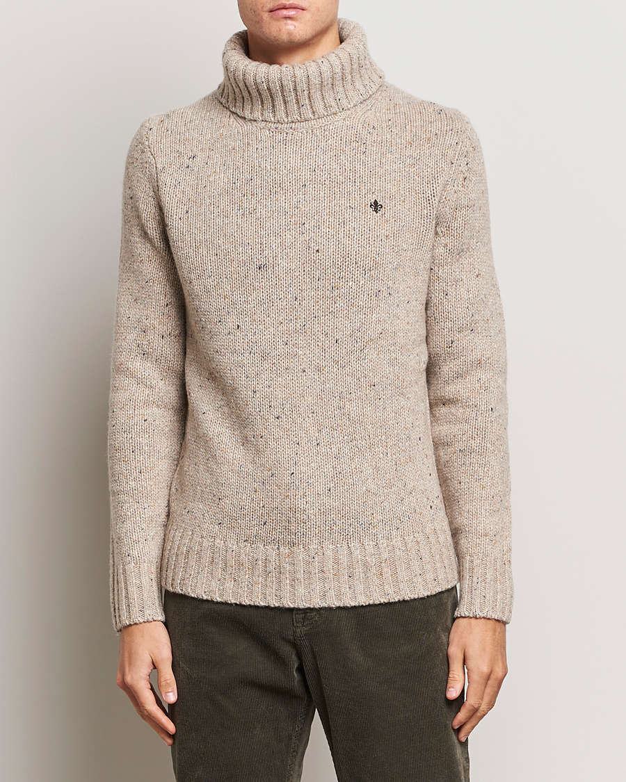 Herren | Pullover | Morris | Graham Knitted Rollneck Off White